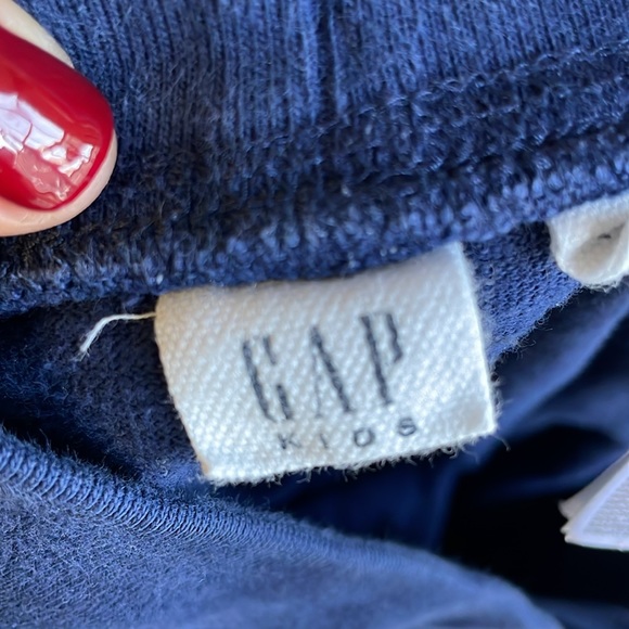 GAP KIDS Navy blue boys fleece jogger shorts SZ XL - Picture 7 of 7